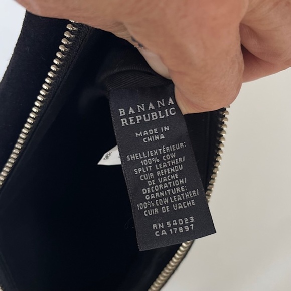 Banana Republic Black Suede Purse. - Picture 2 of 5
